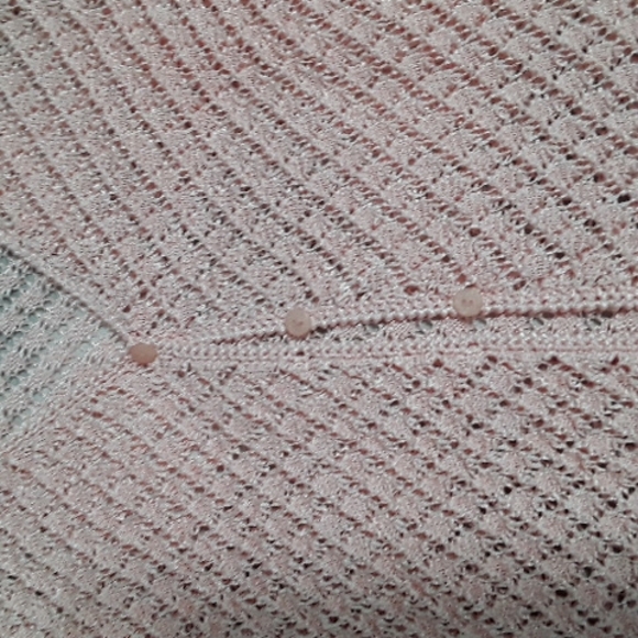 Norton Studio peach cover up. Small. - Picture 3 of 4